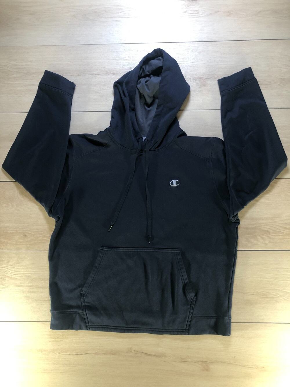 Champion Double Dry Hoodie Mens L Black Performance Pullover [0010]